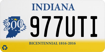 IN license plate 977UTI