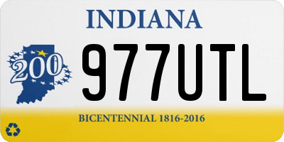 IN license plate 977UTL