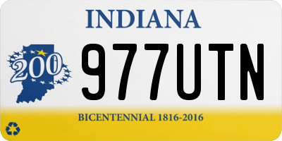 IN license plate 977UTN