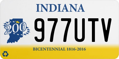 IN license plate 977UTV