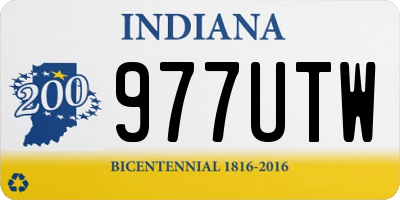 IN license plate 977UTW