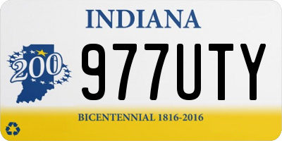 IN license plate 977UTY