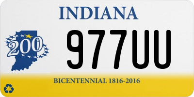 IN license plate 977UU