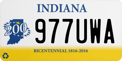 IN license plate 977UWA