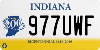 IN license plate 977UWF