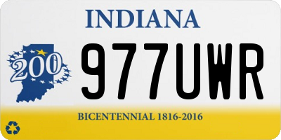 IN license plate 977UWR
