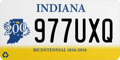 IN license plate 977UXQ
