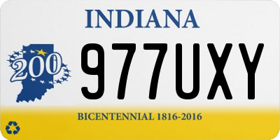 IN license plate 977UXY