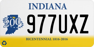 IN license plate 977UXZ