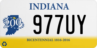 IN license plate 977UY