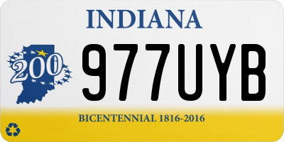 IN license plate 977UYB