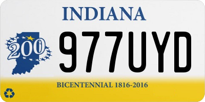 IN license plate 977UYD