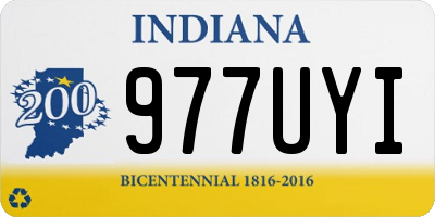 IN license plate 977UYI