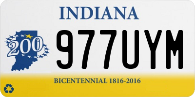 IN license plate 977UYM