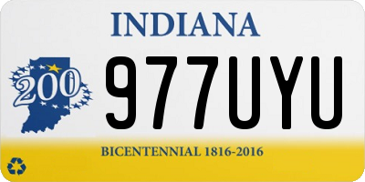 IN license plate 977UYU