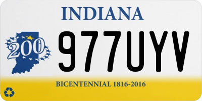 IN license plate 977UYV