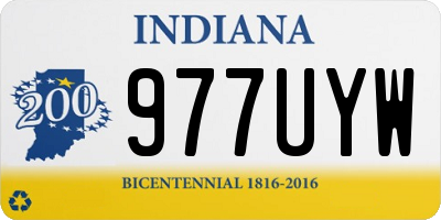 IN license plate 977UYW