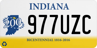 IN license plate 977UZC