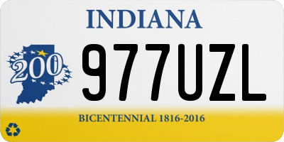 IN license plate 977UZL