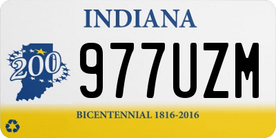 IN license plate 977UZM