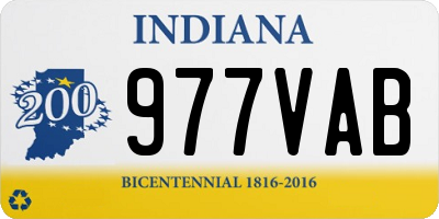 IN license plate 977VAB
