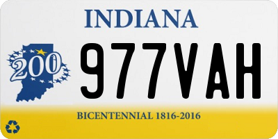 IN license plate 977VAH