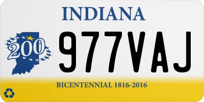 IN license plate 977VAJ