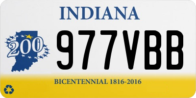 IN license plate 977VBB