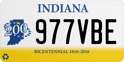 IN license plate 977VBE