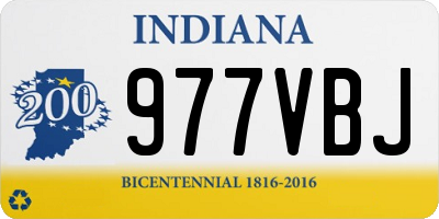 IN license plate 977VBJ