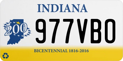 IN license plate 977VBO