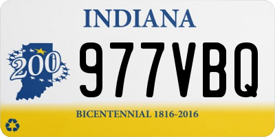 IN license plate 977VBQ