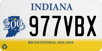 IN license plate 977VBX