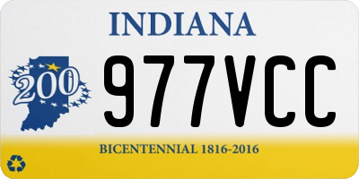 IN license plate 977VCC
