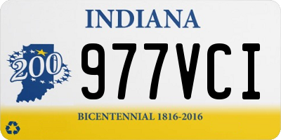 IN license plate 977VCI