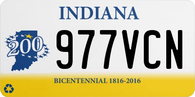 IN license plate 977VCN