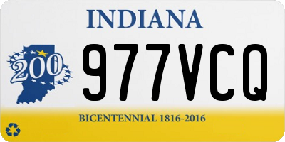 IN license plate 977VCQ