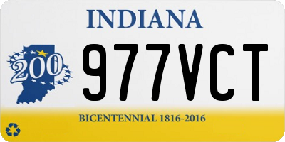 IN license plate 977VCT