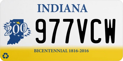 IN license plate 977VCW