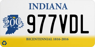 IN license plate 977VDL