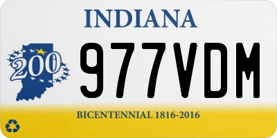 IN license plate 977VDM
