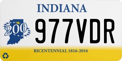 IN license plate 977VDR