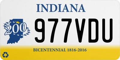 IN license plate 977VDU