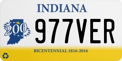IN license plate 977VER