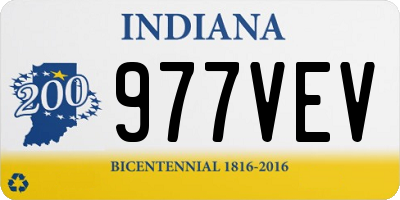 IN license plate 977VEV