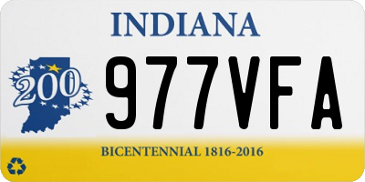 IN license plate 977VFA