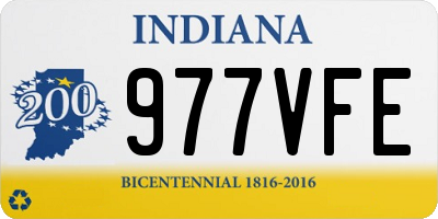 IN license plate 977VFE