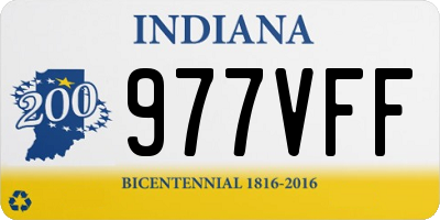IN license plate 977VFF