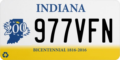 IN license plate 977VFN