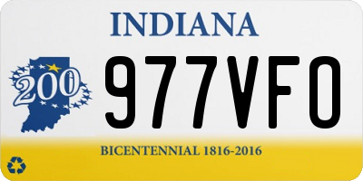 IN license plate 977VFO